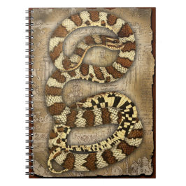 Cuaderno Felices notas de serpiente de Halloween