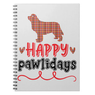 Cuaderno Felices Pawlidays   Divertido juego de palabras