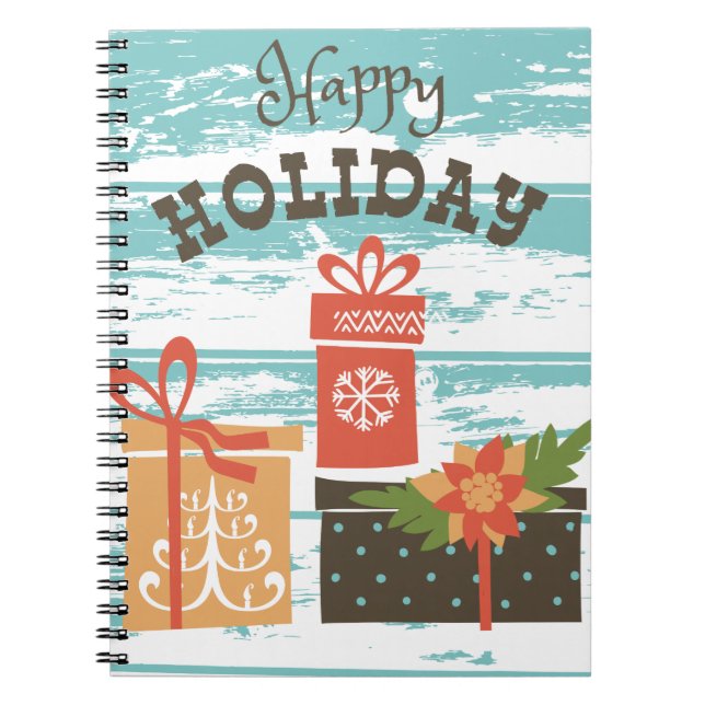 Cuaderno Felices vacaciones de Navidades de vacaciones (Frente)