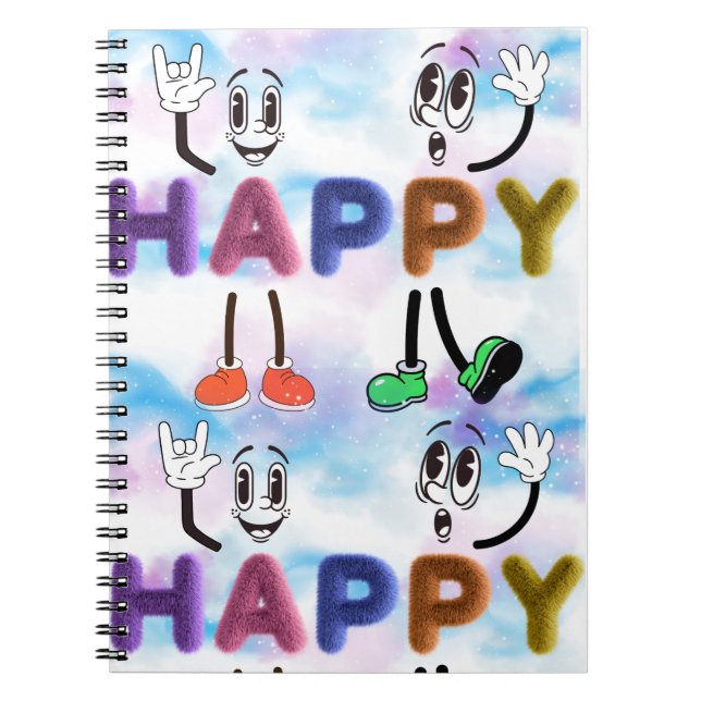 Cuaderno Felices Vibes (Frente)