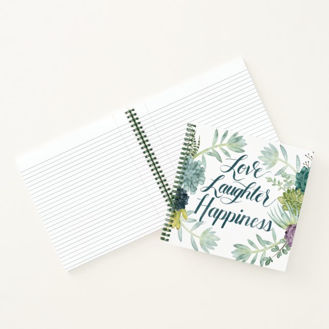 Cuaderno Felicidad en las plantas | Amar la risas La felici (Interior)