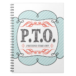 Cuaderno Felicidades Divertidas Ascendido a Tiempo Libre Im