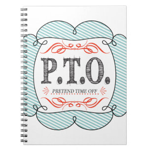 Cuaderno Felicidades Divertidas Ascendido a Tiempo Libre Im