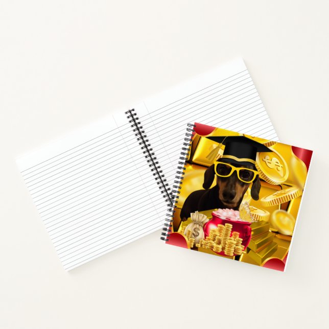 Cuaderno Felicitaciones Bloc de notas de espiral graduado (Interior)