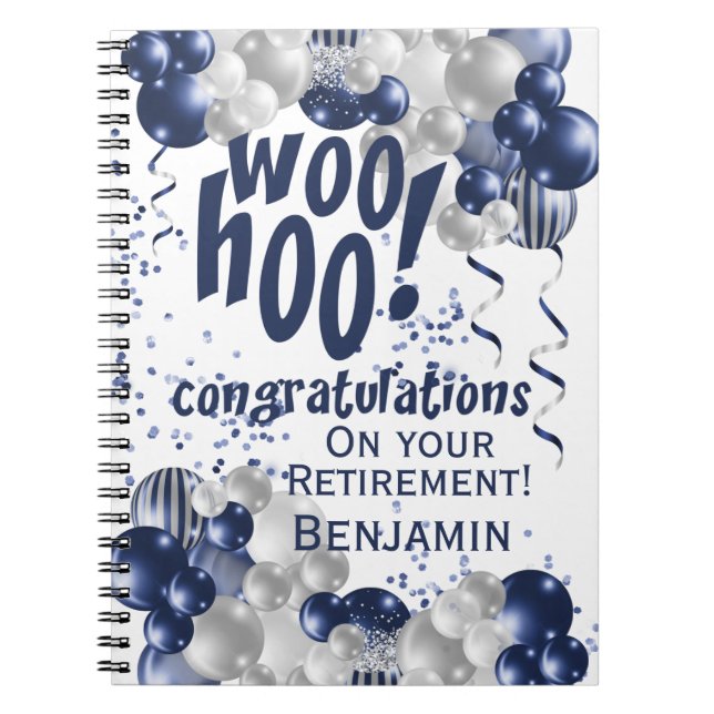 Cuaderno Felicitaciones por retiro de la marina (Frente)