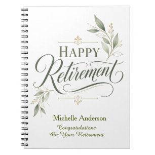 Cuaderno Felicitaciones por su jubilación Personalizadas