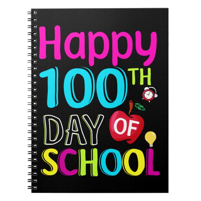 Cuaderno Feliz 100° día de clases (Frente)