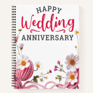 Cuaderno Feliz aniversario de bodas