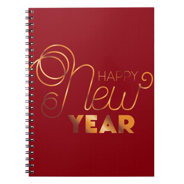 Cuaderno Feliz Año Nuevo (Frente)