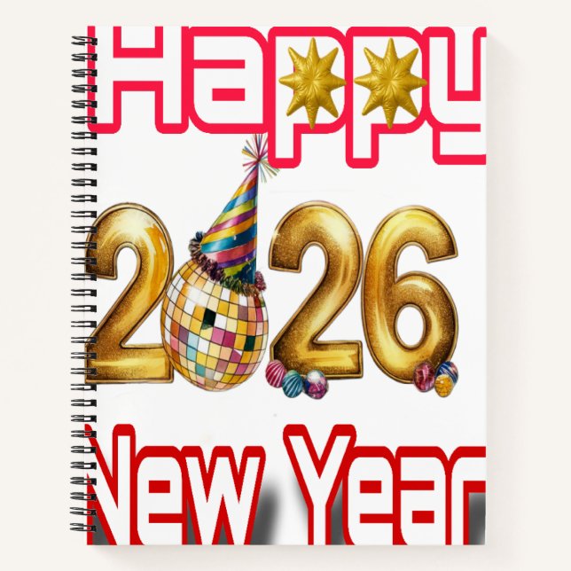Cuaderno Feliz año nuevo  (Anverso)