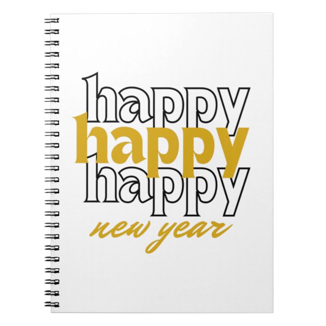 Cuaderno Feliz Año Nuevo (Frente)