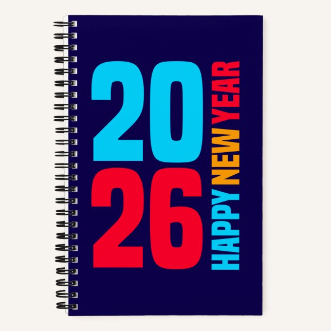 Cuaderno Feliz Año Nuevo 2026-34568 (Anverso)