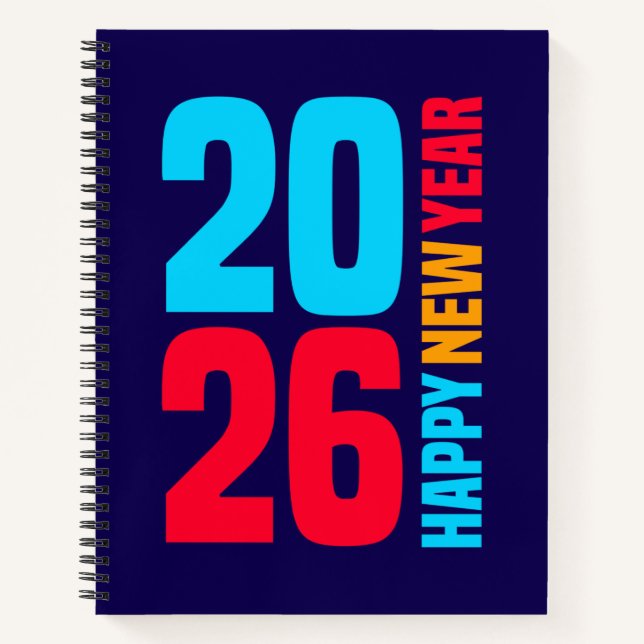 Cuaderno Feliz Año Nuevo 2026-34568 (Anverso)