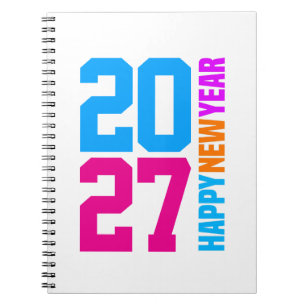 Cuaderno Feliz Año Nuevo 2027