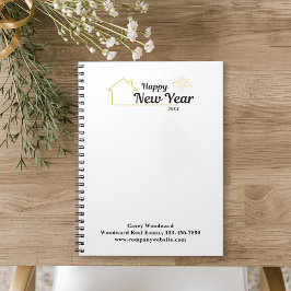 Cuaderno Feliz Año Nuevo | Marketing de Presupuesto para Ag