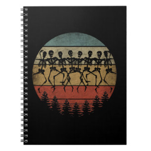 CUADERNO FELIZ BAILE HALLOWEEN SKELETON