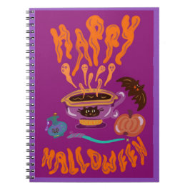 Cuaderno Feliz bebida de Halloween potion coffee witche