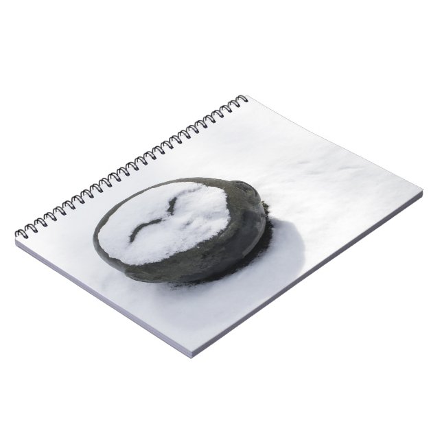 Cuaderno Feliz Buda con la nieve facial (Lado Izquierdo)