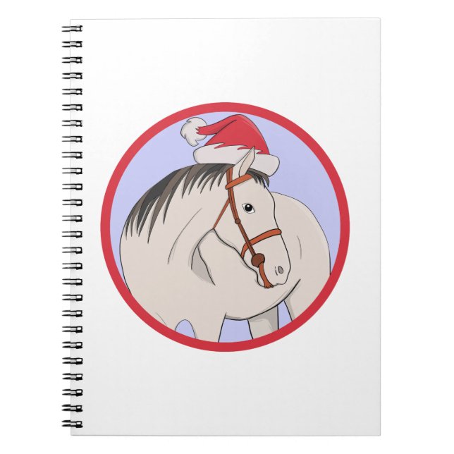 Cuaderno Feliz caballo navideño (Frente)