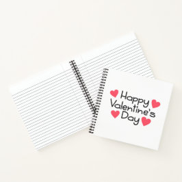 Cuaderno Feliz caligrafía del Día de San Valentín | Portáti