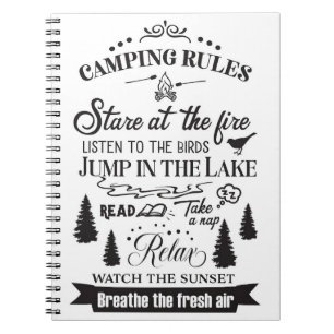 Cuaderno Feliz Camper Camping