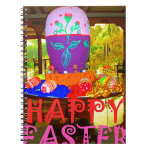 Cuaderno Feliz centro de Huevo de Pascua para primavera