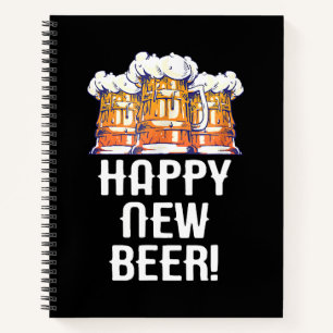 Cuaderno ¡FELIZ CERVEZA DE AÑO NUEVO! Fiesta de Nochevieja 