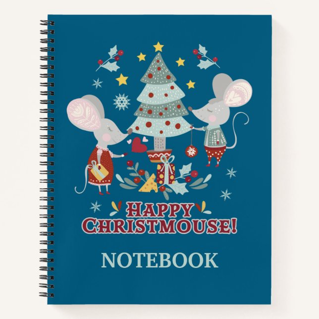 Cuaderno Feliz Christmouse (Anverso)