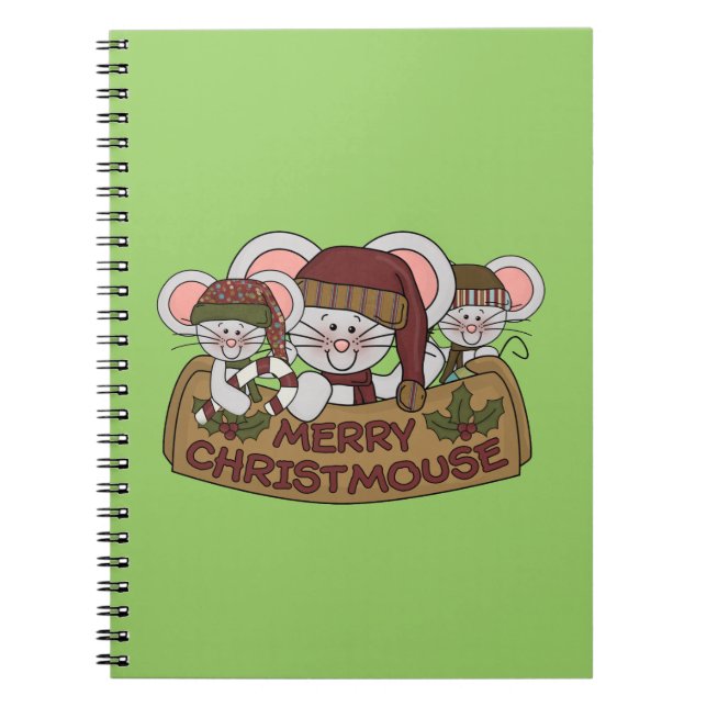Cuaderno Feliz Christmouse (Frente)
