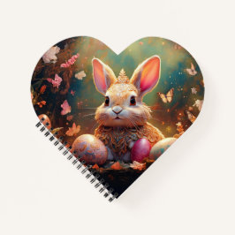 Cuaderno Feliz Conejo de Pascua con huevos de Pascua