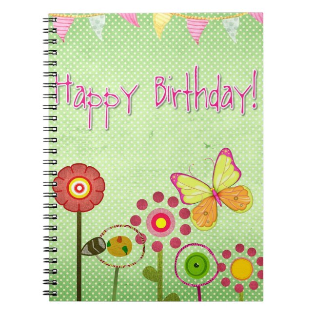 Cuaderno Feliz cumpleaños (Frente)