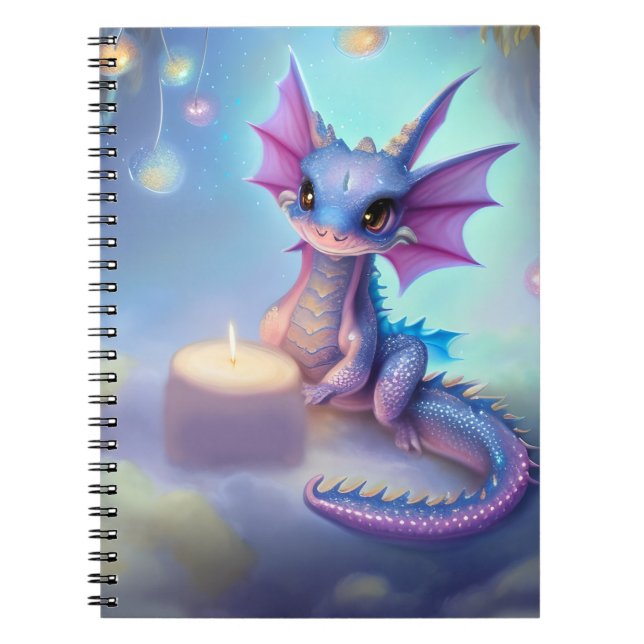 Cuaderno Feliz cumpleaños, bebé dragón (Frente)