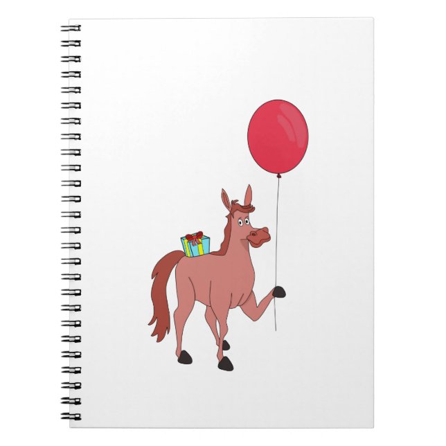 Cuaderno Feliz cumpleaños, caballo (Frente)
