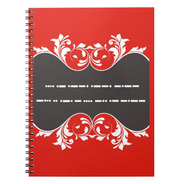 Cuaderno Feliz cumpleaños en el código Morse 2 (Frente)