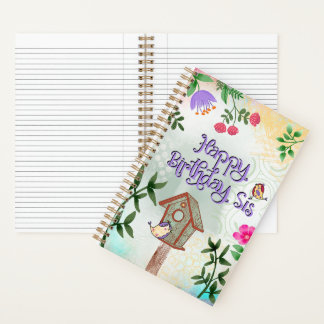 Cuaderno Feliz Cumpleaños Hermana