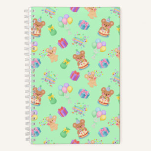 Cuaderno Feliz Cumpleaños Oso de Menta