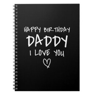 Cuaderno Feliz Cumpleaños Papá Te Quiero Padre Cumpleaños