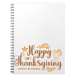 Cuaderno Feliz Día de Acción de Gracias