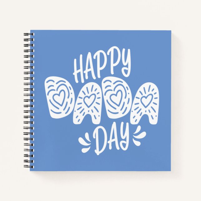 Cuaderno Feliz Día de Dada Feliz Día del Padre | Portátil (Anverso)