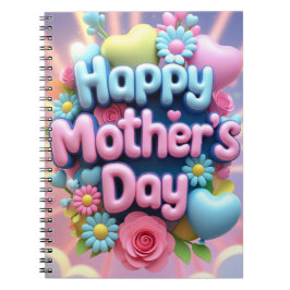 Cuaderno feliz día de la madre