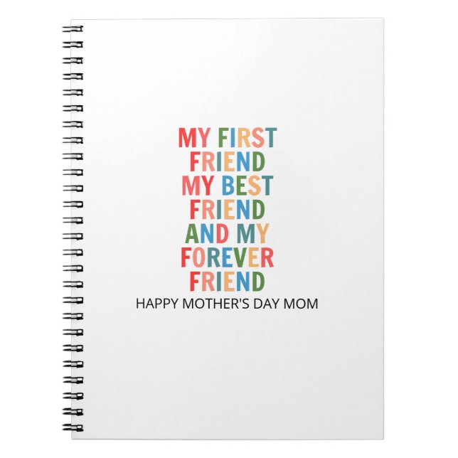 CUADERNO FELIZ DÍA DE LA MADRE (Frente)