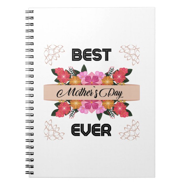 Cuaderno Feliz Día de la Madre con amor (Frente)