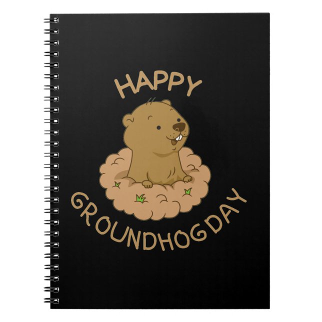 Cuaderno Feliz Día de la Marmota (Frente)