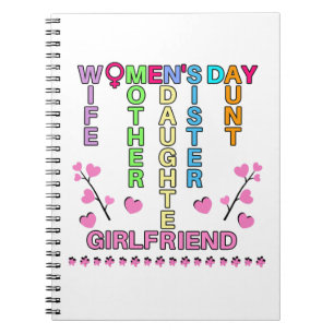 Cuaderno Feliz Día de la Mujer