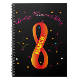 Cuaderno Feliz Día de la Mujer 8 de marzo