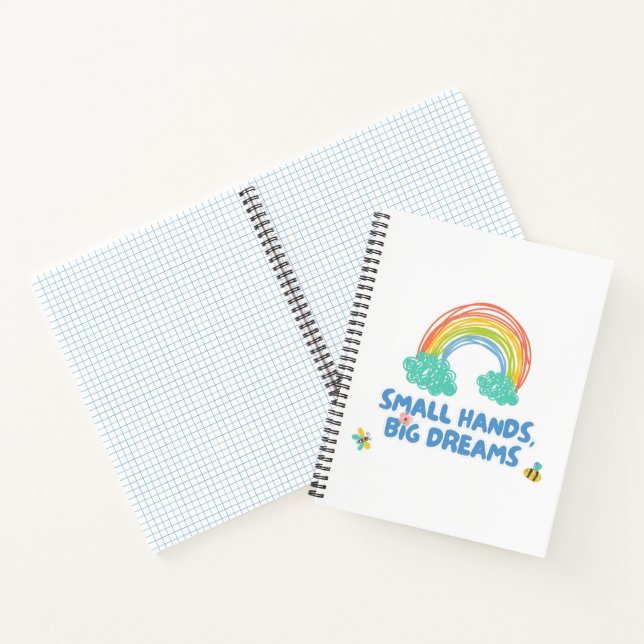 Cuaderno Feliz día de los niños, manos pequeñas, grandes su (Interior)