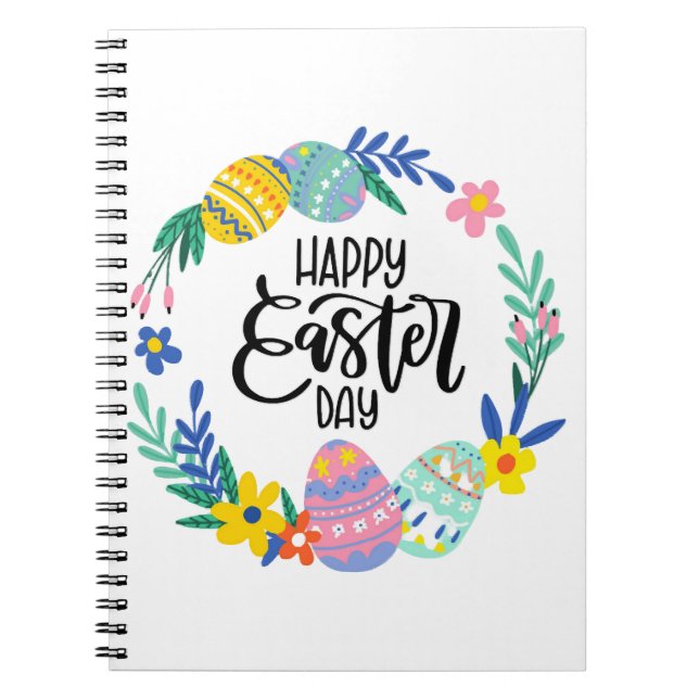 Cuaderno Feliz día de Pascua (Frente)