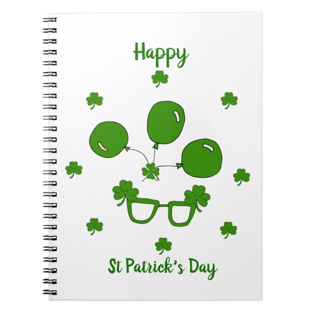 Cuaderno Feliz Día de San Patricio (Frente)