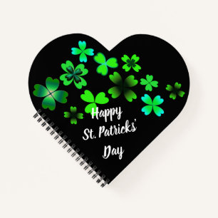 Cuaderno Feliz Día de San Patricio, afortunado amante verde