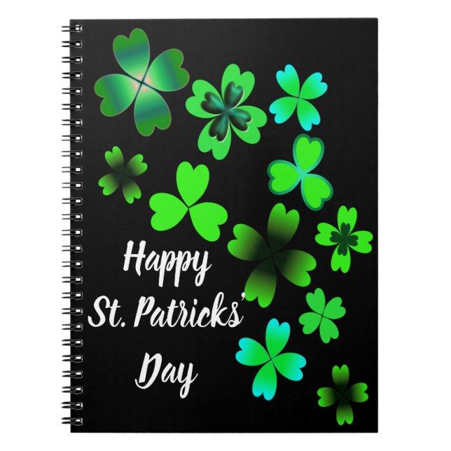 Cuaderno Feliz Día de San Patricio, Atracciones Afortunadas (Frente)